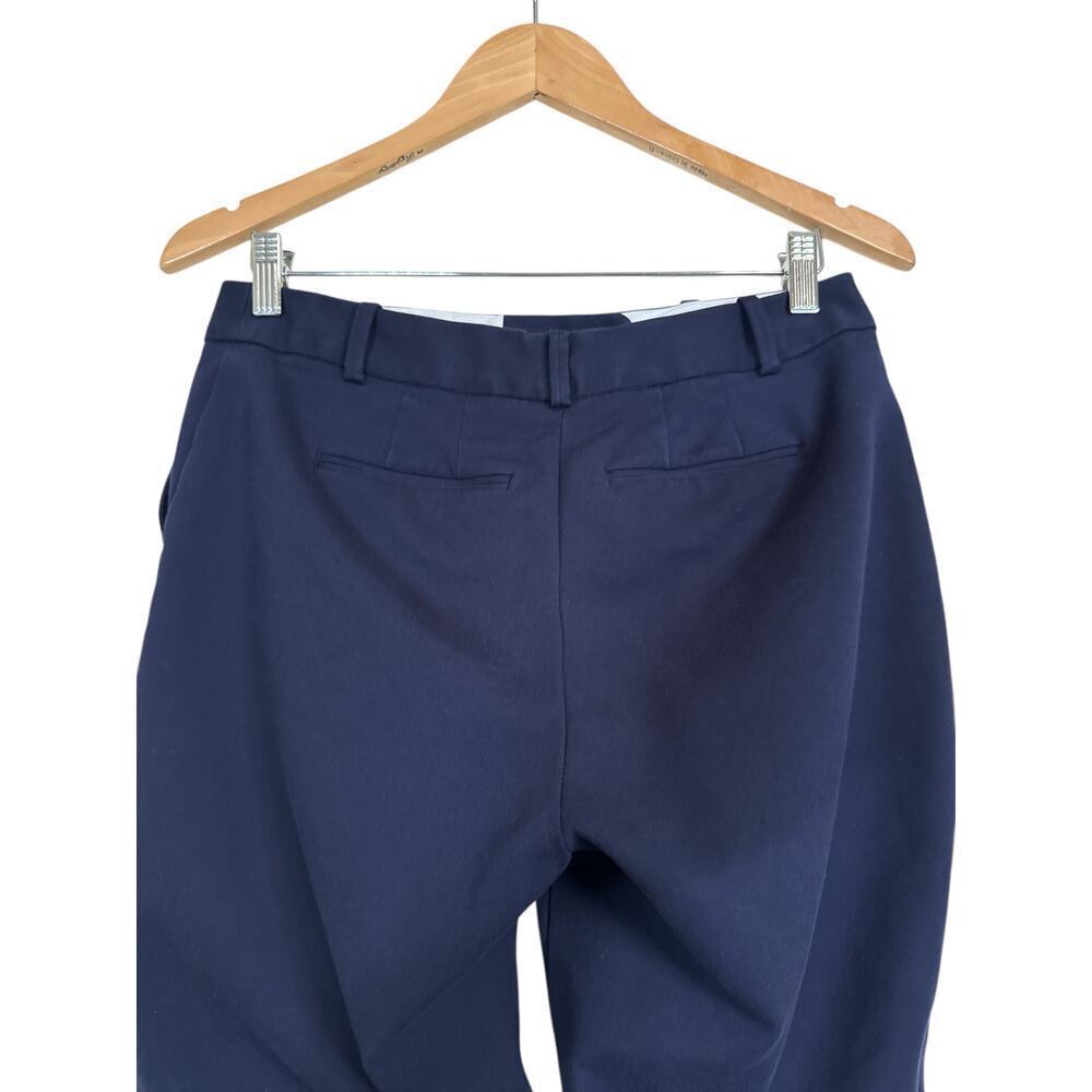 Talbots Women's Mid Rise Bi-Stretch Freeport Curvy Fit Ankle Pants Size 10P Blue - Picture 6 of 8